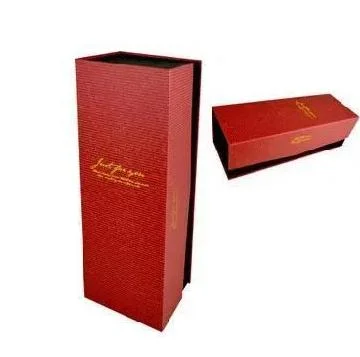 Custom Logo Hot Sale Retail High quality/High cost performance Flat Pack Wine Boxes Packing