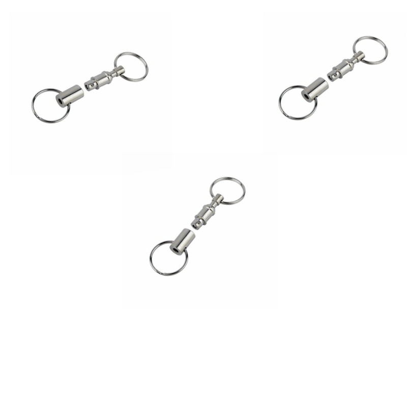 Free Sample Zinc Alloy Metal Keychain Keyholder Key Chain Rin Can Be Customized Color