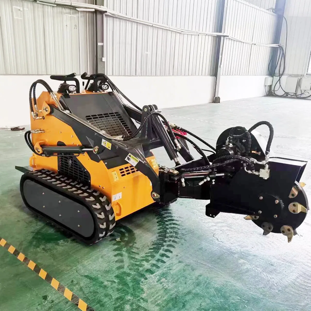 Factory Mini Skid Steer Loader EPA Engine Wheels Track Bucket Free Official After-Sales Skid Steer Loader Attachments