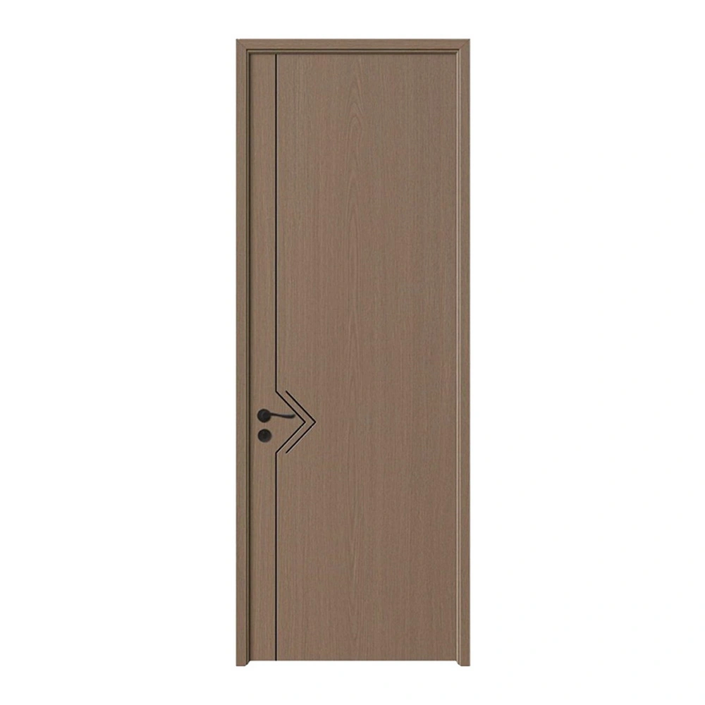 Fábrica PVC Oficina de madera Puerta de baño interior PVC puerta de madera Dormitorio