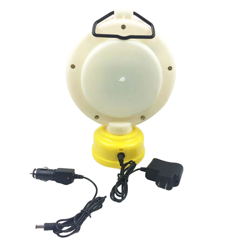 Single Face Battery Road Construction Warning Flashing Lamp with Magnet