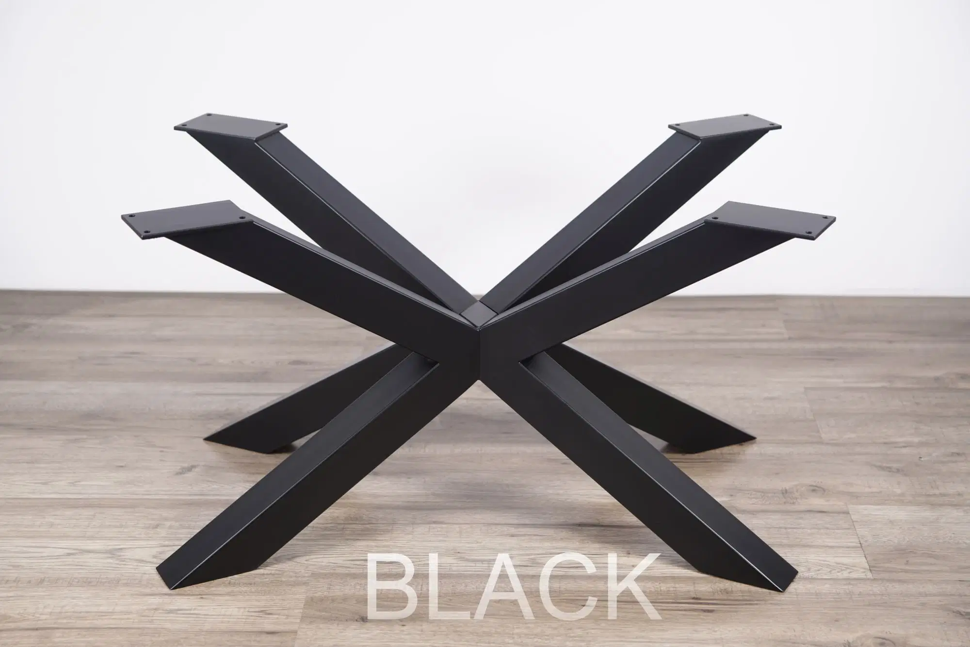 Criss-Cross Matrix Slim Wide Square Round Tubea U X Y V Double-Y Scissors Table Metal Leg Feet`S Base