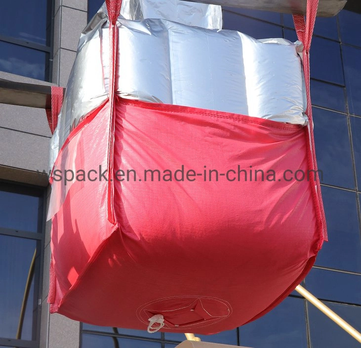 Customized FIBC Liner Plastic Aluminum Liner Bags Filling&Discharging Spout Liner