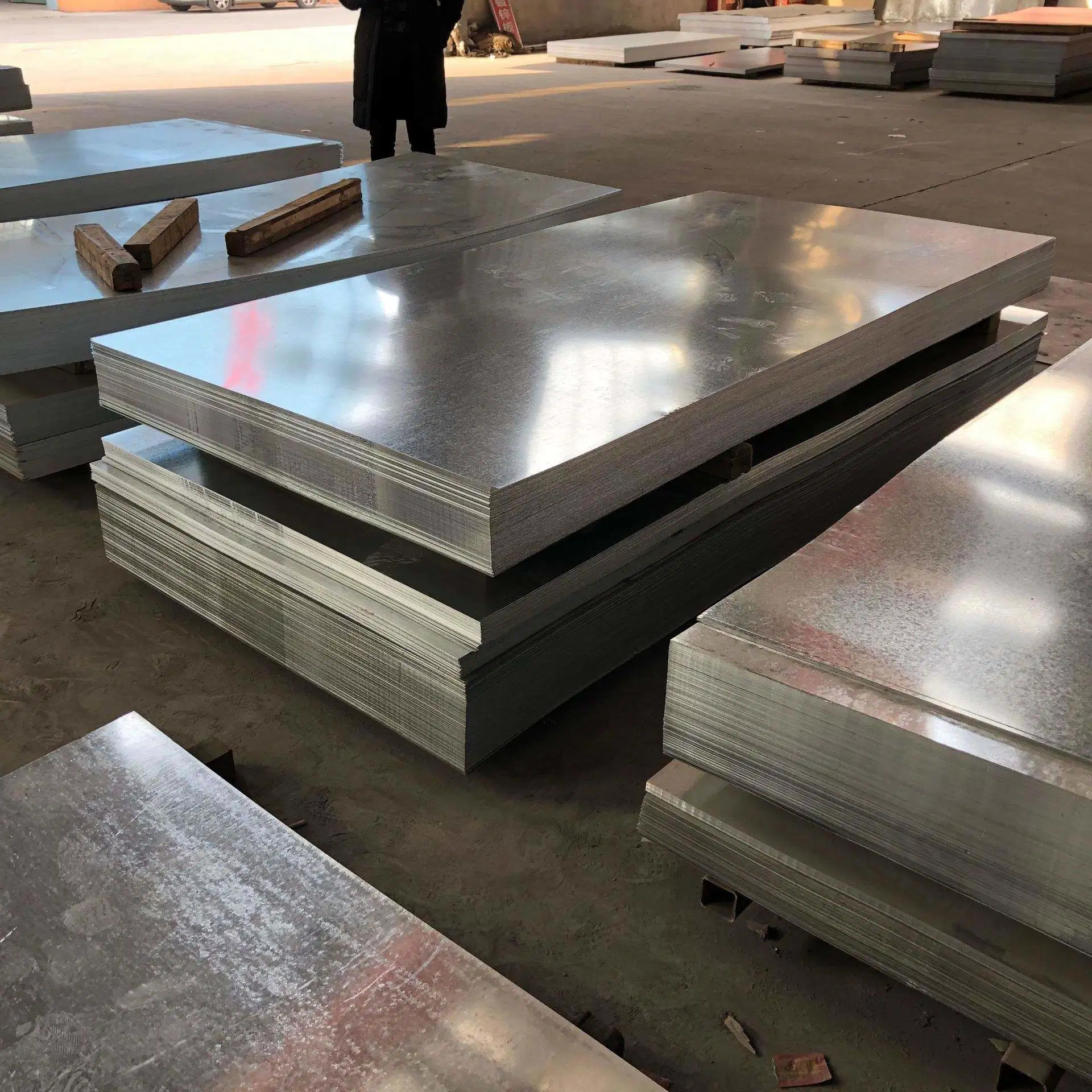 AISI ASTM JIS Cr4 Dx51d 80 120 275 Galvanized Iron Steel Coil Sheet Plate