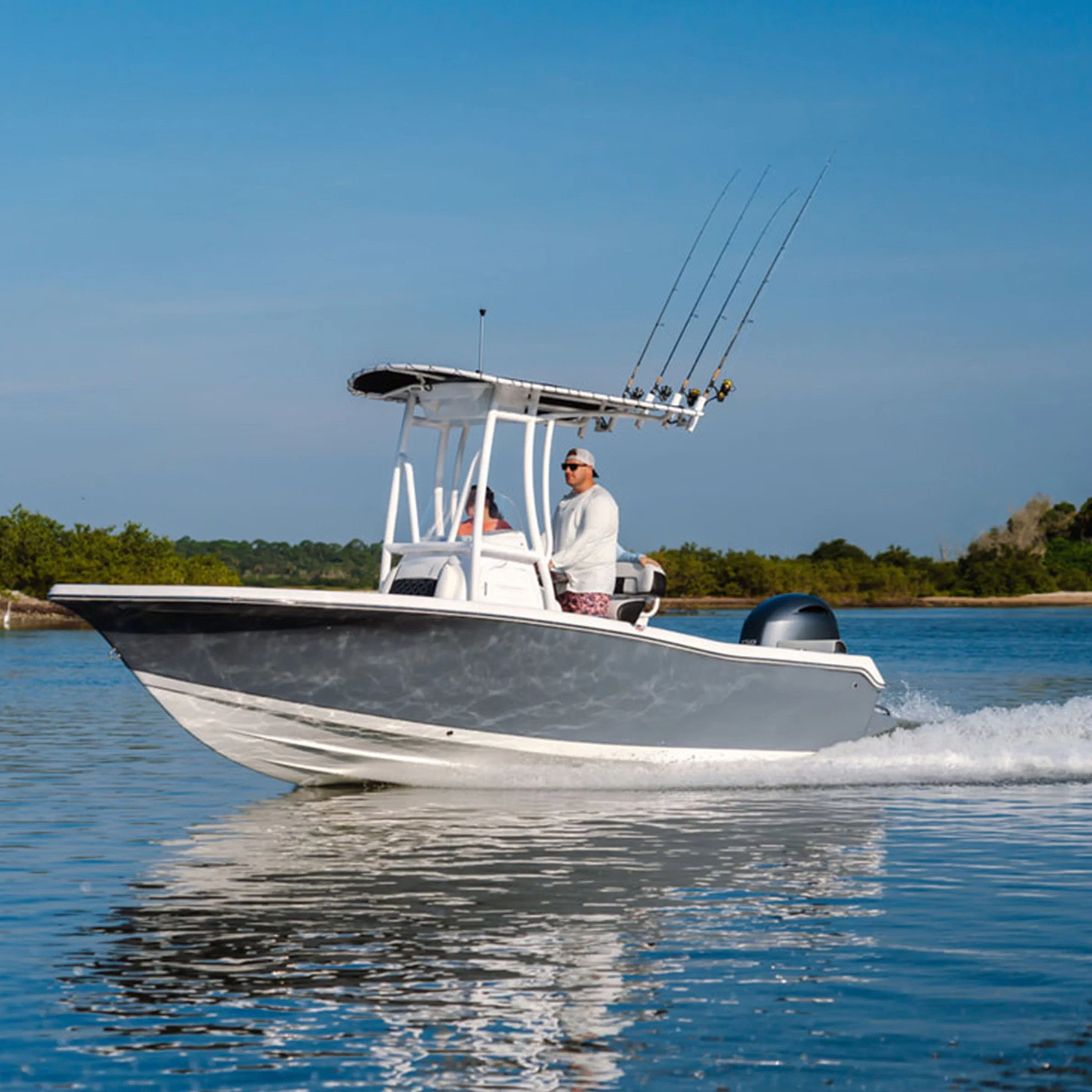 Mmelancho Heavy-Duty Aluminum Fishing Boat Landing Craft