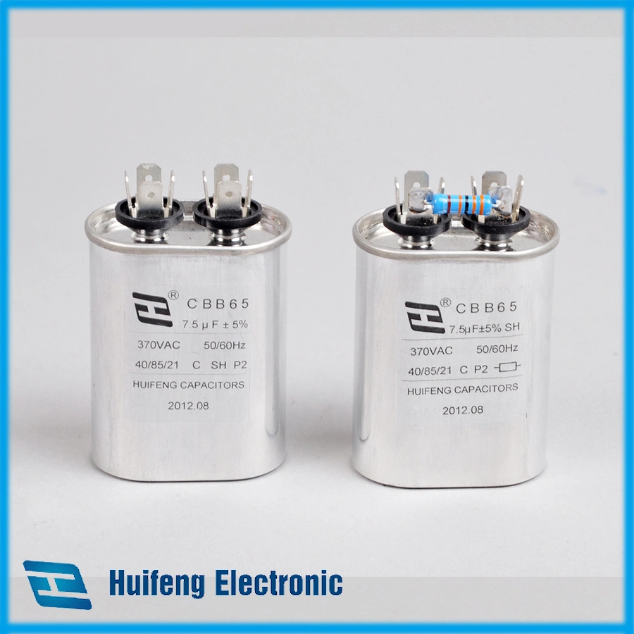 Cbb65 7.5UF 370V Air Conditioner Motor Run Capacitor with CE