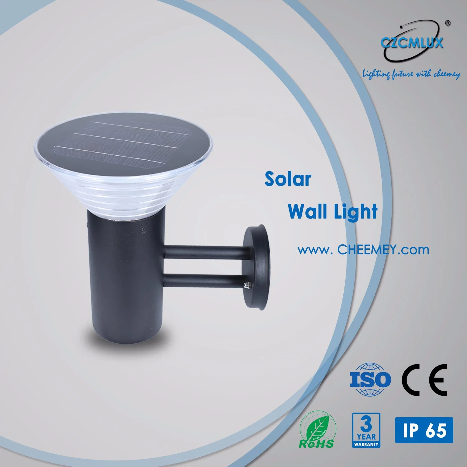 LED Outdoor Solar Lawn Garden Lighting for Wall