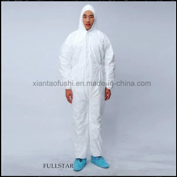 EU Standard Type 5, Type6, Disposable Non Woven Microporous SMS of Coverall& Protective Clothing with Good Air Permeability.