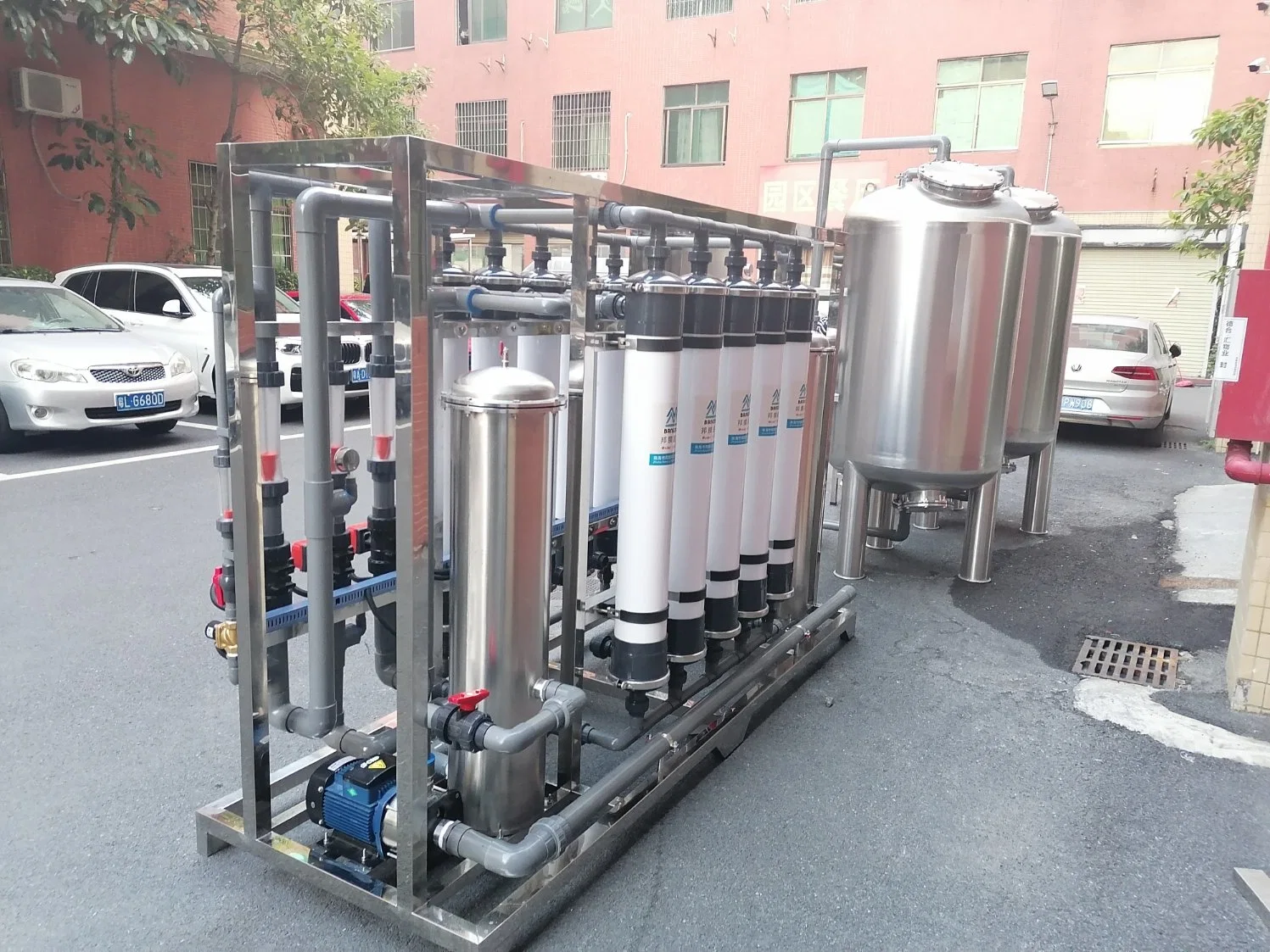 10000L/H Ultra Filtration Trinkwasser Mineralbehandlungssystem UF Wasserfilter Industrielle Wasser Recycling Plant Pool Reinwasser Entsalzung