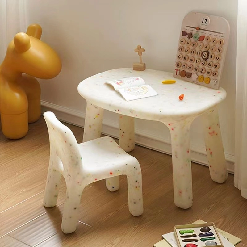 Salle à manger en plastique pour enfants moderne salon Meubles de chambre jardin d'enfants Table d'études