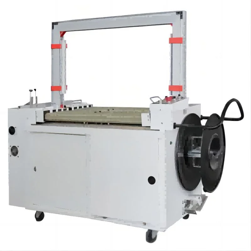 Cost Effective Automtic High Table PP Belt Band Strapping Machine Carton Box Strapping Machinery Banding Strapper Equipment for Packing Line