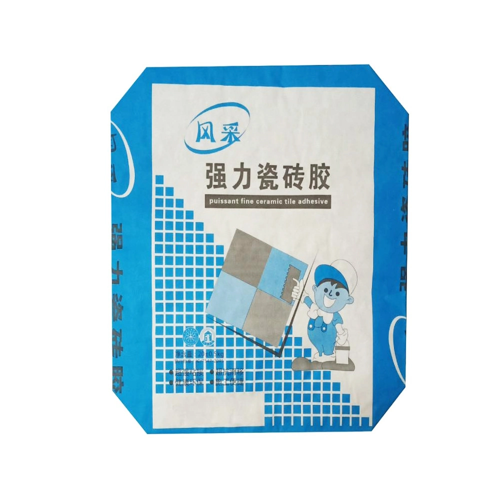 15kg 20kg de la parte superior de la válvula de la bolsa de papel kraft para pared Putty China fabricantes Venta caliente bolsa de embalaje