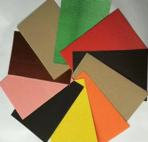 Wholesale/Supplier Red Colored Kraft Fluted Packing Papers