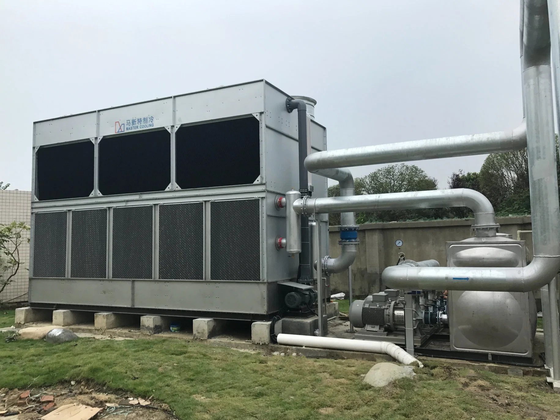 HAVC pequeño sistema de tratamiento de agua cerrados Torres de refrigeración