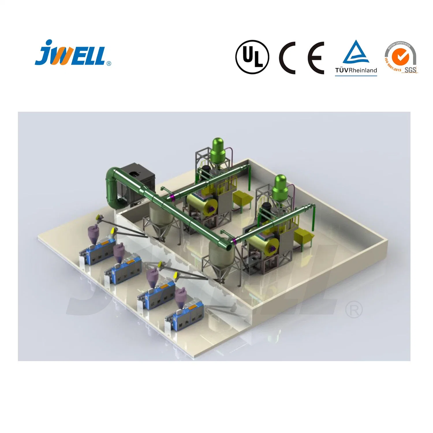 Jwell Machine Mixer Technical Specification with High Speed China Supplier