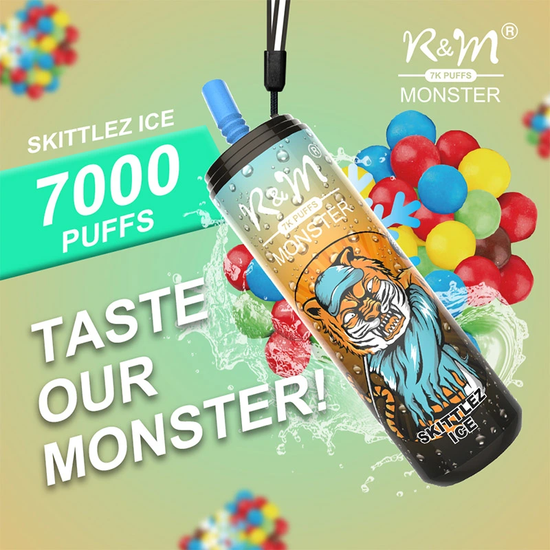 ZBOD OEM ODM R&amp;M Monster 7000 Russia 5mg V2 B6000 12K Yocan Elf Air Zigarette Vape الذي لا يمكن تفتحه