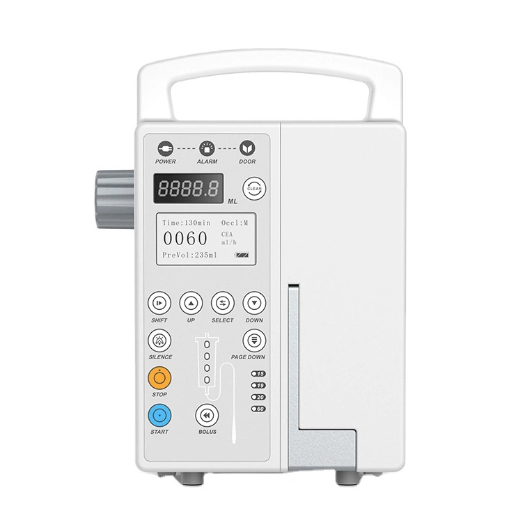 Medical Portable Multi-Language HD LCD Display High Capacity Infusion Pump