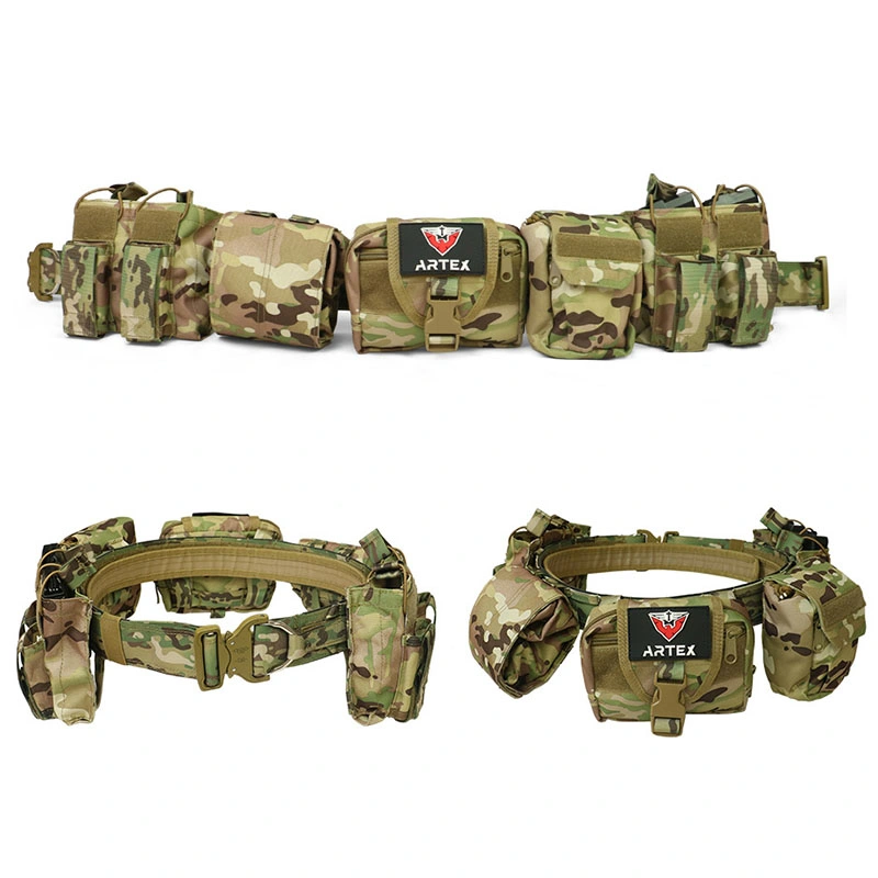 Artex Cobra Tactical Belt Outdoor Versatile Tactical Waist Wrap Army Fan Nylon Quick-Release Buckle for Men