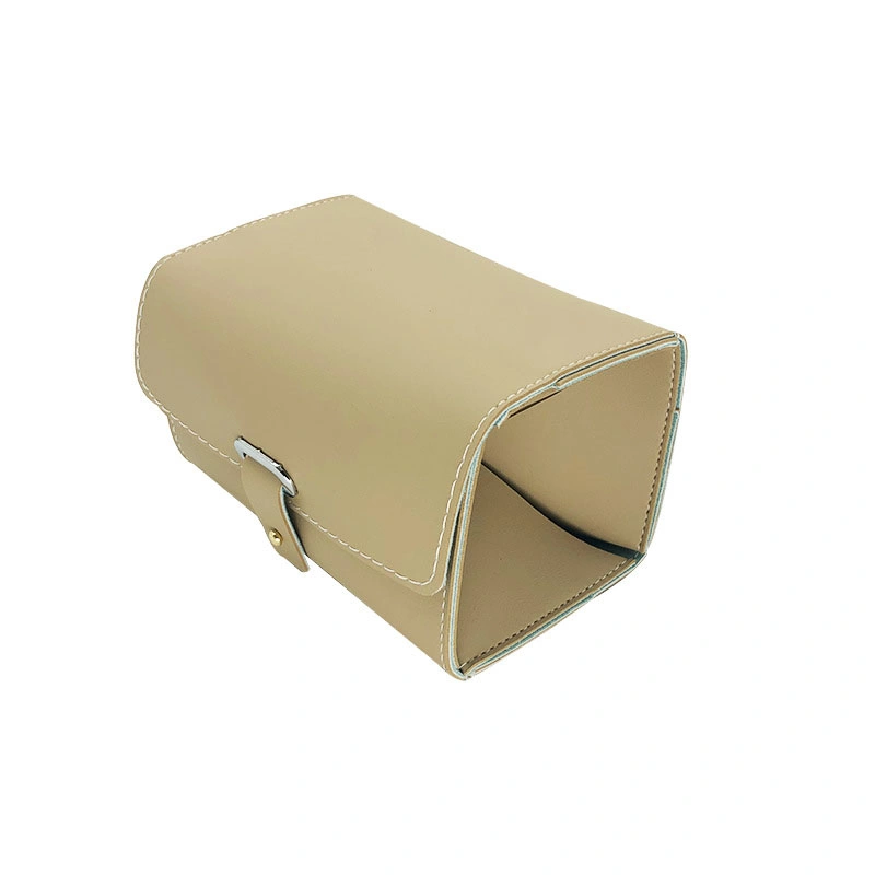 Soft Leather Multi-Cell Glasses Case Large Capacity Portable Pressure-Resistant Sunglasses Storage Box Myopia Hand-Made Glasses Case