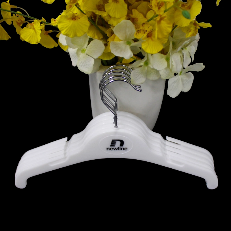 Plastic White T-Shirt Coat Dress Suit Garment Hanger Custom Logo