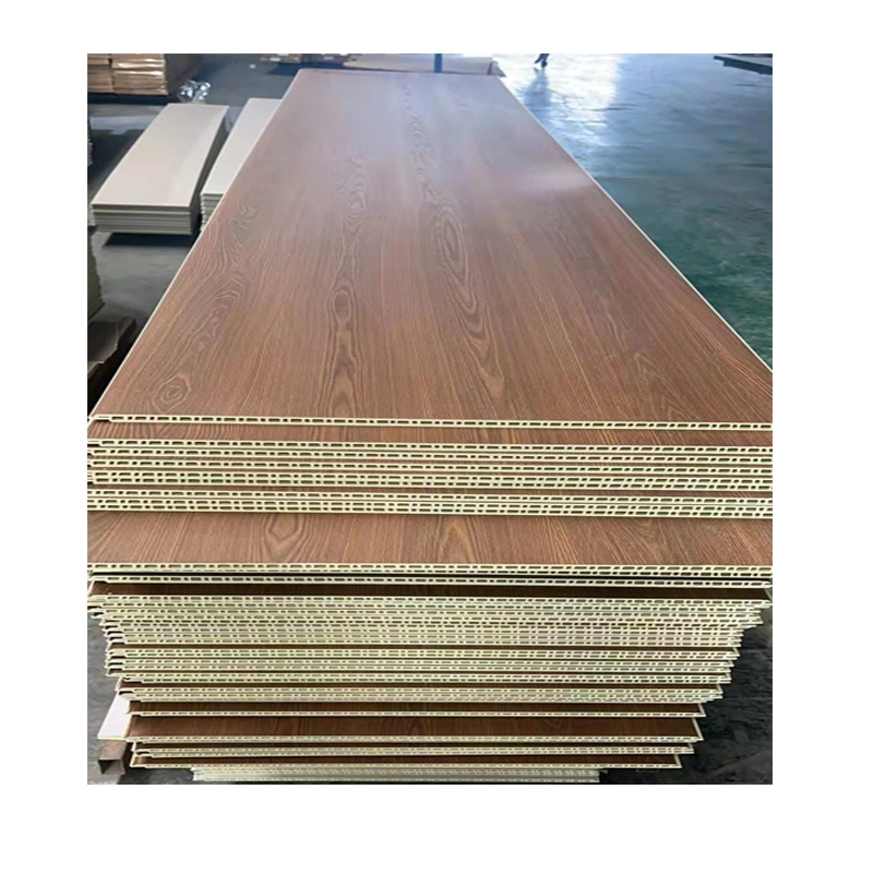 Eco-Friendly Bamboo Wood Fiber Laminated WPC Wall Panel