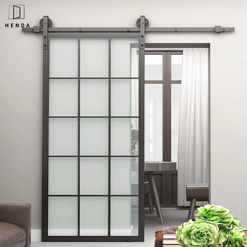 New Design Patio Double Glazed White Color Flush Design Sliding Pocket Door