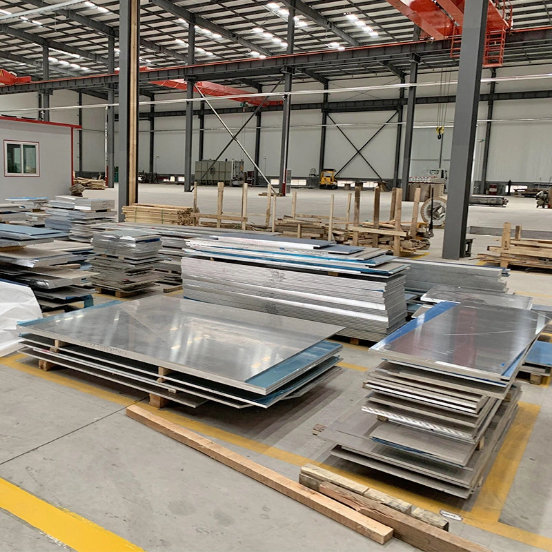 Hot Selling 1060 1050 1100 Aluminum Plate/Sheet with Blue PVC Film Protected