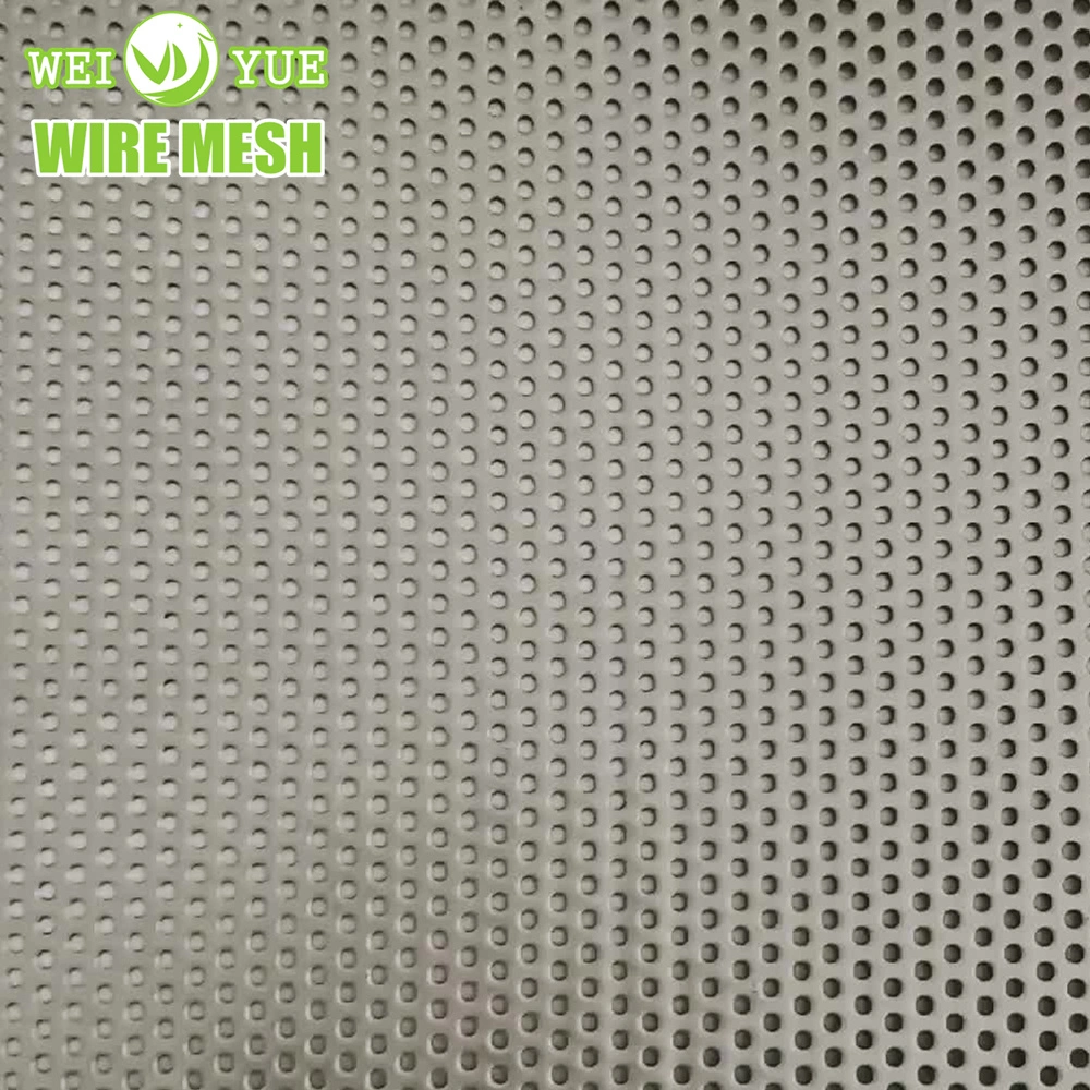 Food Grade Stainless Steel 304 316 Round Hole Perforated Metal Mesh