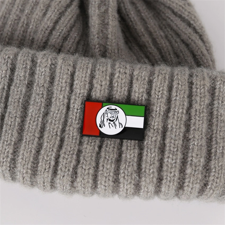 Saudi Arabia Badge Flag Brooch National Flag Lapel Pin International Travel Pins Collections Personalized Map Flag Palm Brooch