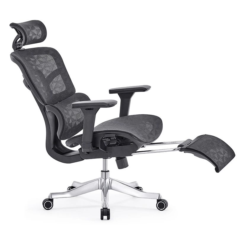 Meubles commerciaux de luxe entièrement en maille avec mécanisme de pied de repos ergonomique Chaises de bureau