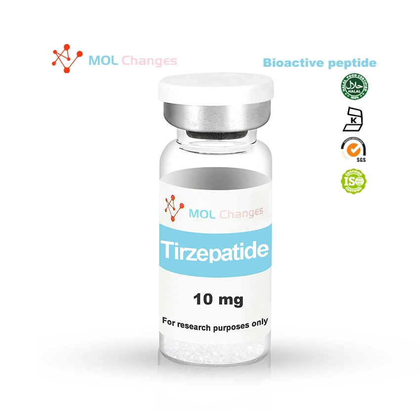 Alta pureza pérdida de peso 5mg CAS 2023788-19-2 Inyección Tirzepatide Acetato de péptidos