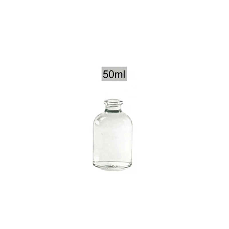 L'ambre clair Flacon en verre moulé pharmaceutique Bouteille 30ml Flacons de perfusion d'injection USP de Type I, II, III CE