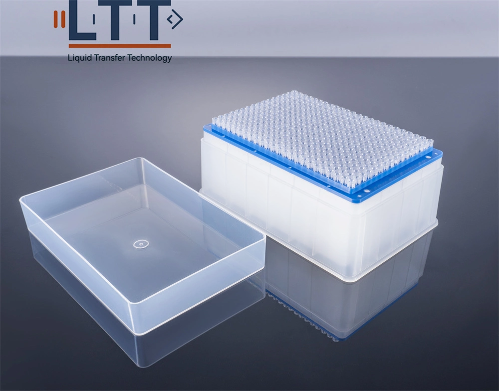 Wholesale/Supplier 1000UL Polypropylene Sterile Robotic Pipette Suction Tips 50u 200UL 1000UL Robotic Tips Dnase Rnase Free Conductive Pipette Tips Box for Tecan Tips