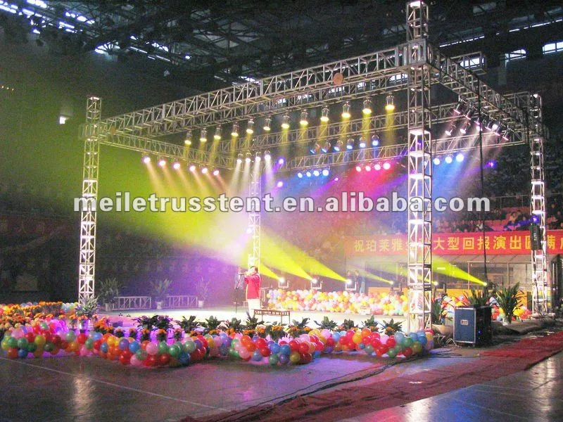 Proyecto de sonido Line Array de aluminio tornillo audio Altavoz Global Truss