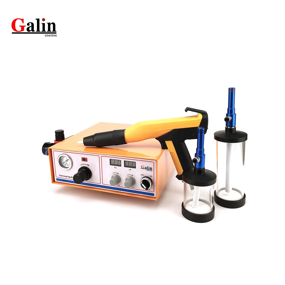 Powder Cup Small Portable Test Electrostatic Powder Coating Machine for Metal Finish (Galin-02C)