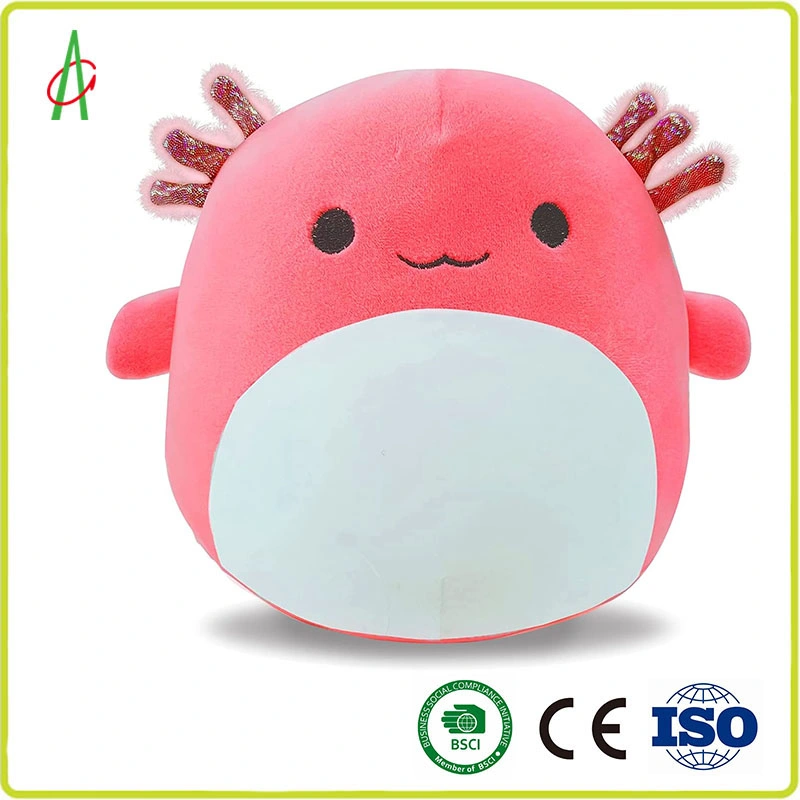 Children Kids Nontoxic Baby 20.4cm Soft Down Cotton Axolotl Plush Pillow