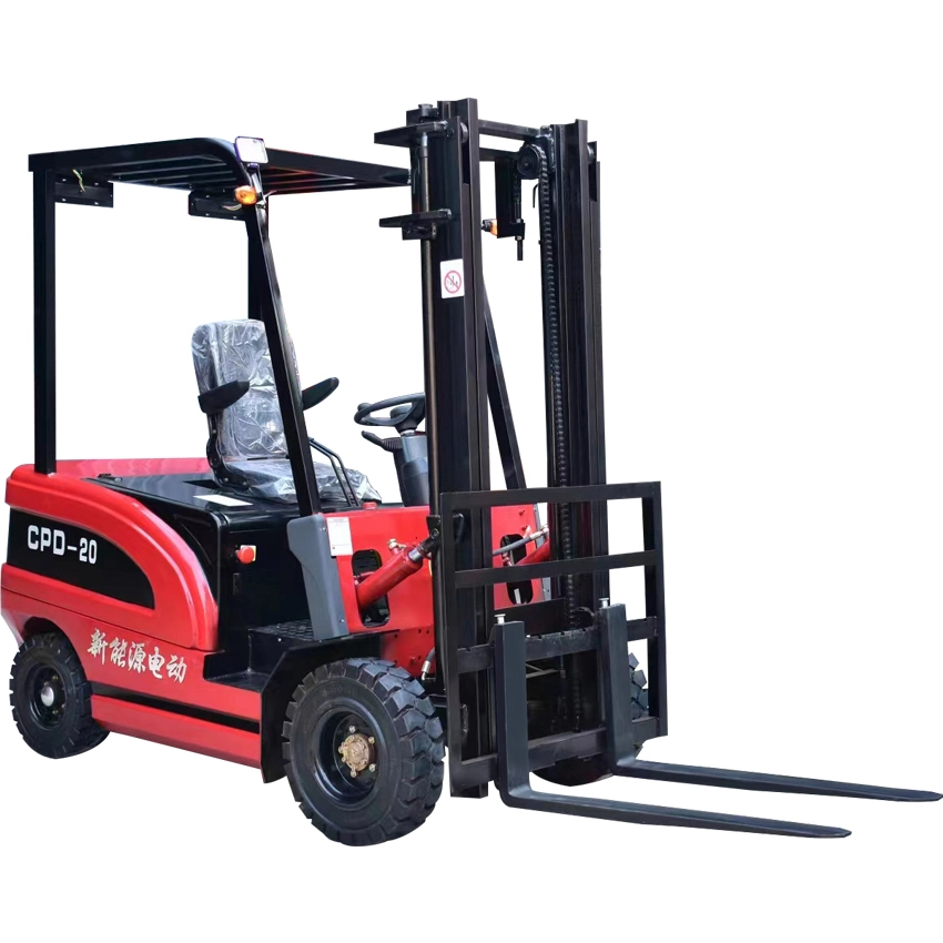 Electric Forklift, 2-Ton Small Battery Forklift, 3-Ton Hydraulic Four-Wheel Drive Stacker