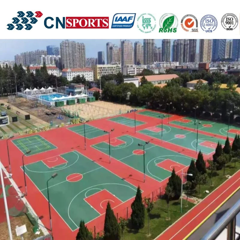 Wholesale/Supplier Spu Rubber Basketball Tennis Sports Flooring for Gym/Stadium/Playground