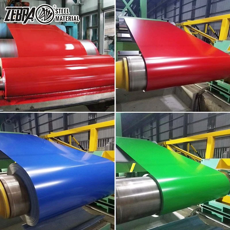 China Manufacture JIS Standard Color Coated Prepainted Steel Coil PPGL PPGI