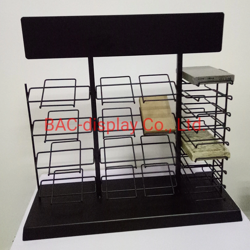 Marble Quartz Stone Display Rack/Wire Rack Display