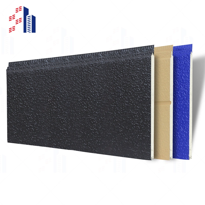 Nueva tecnología Revestimiento de pared exterior decorativo Metal Siding PU Sandwich Panel de pared