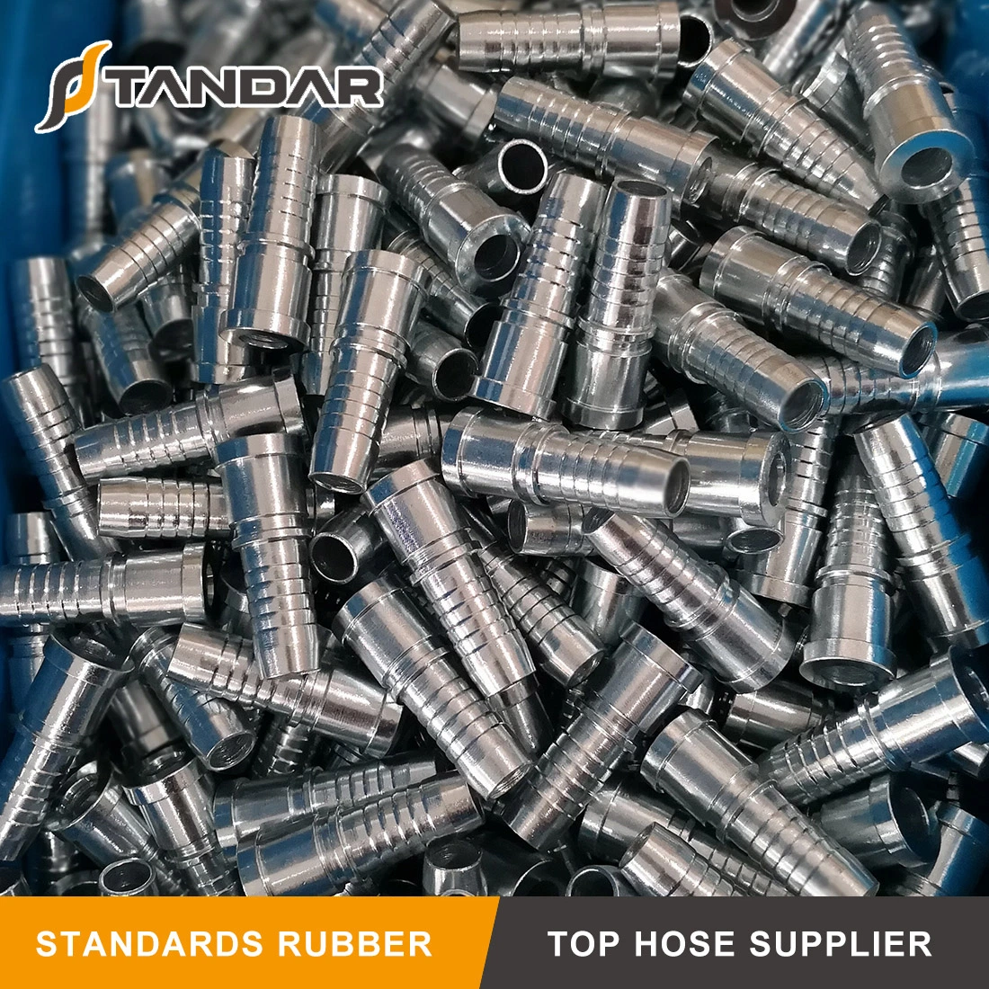 Galvanized Hydraulic Rubber Wire Spiral Oil Hose Fitting