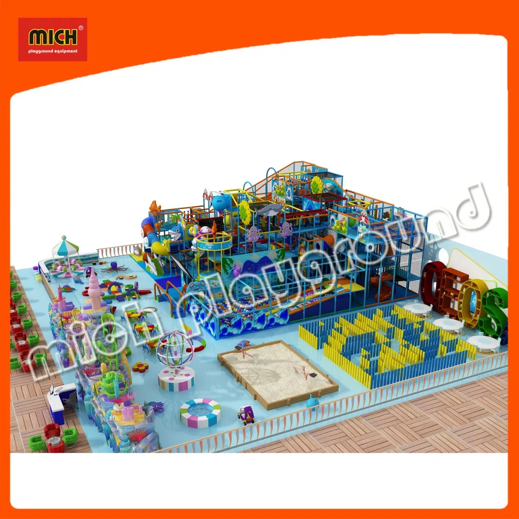 Popular Plastic Soft Toddler Playground Amusement Park of Ocean Theme