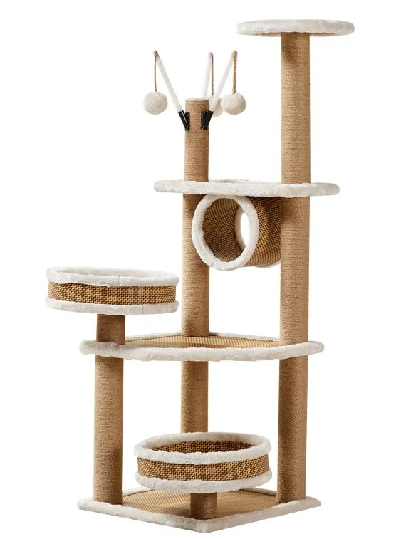 Árbol de Gato Grande columna de escalada integral, juguetes para mascotas