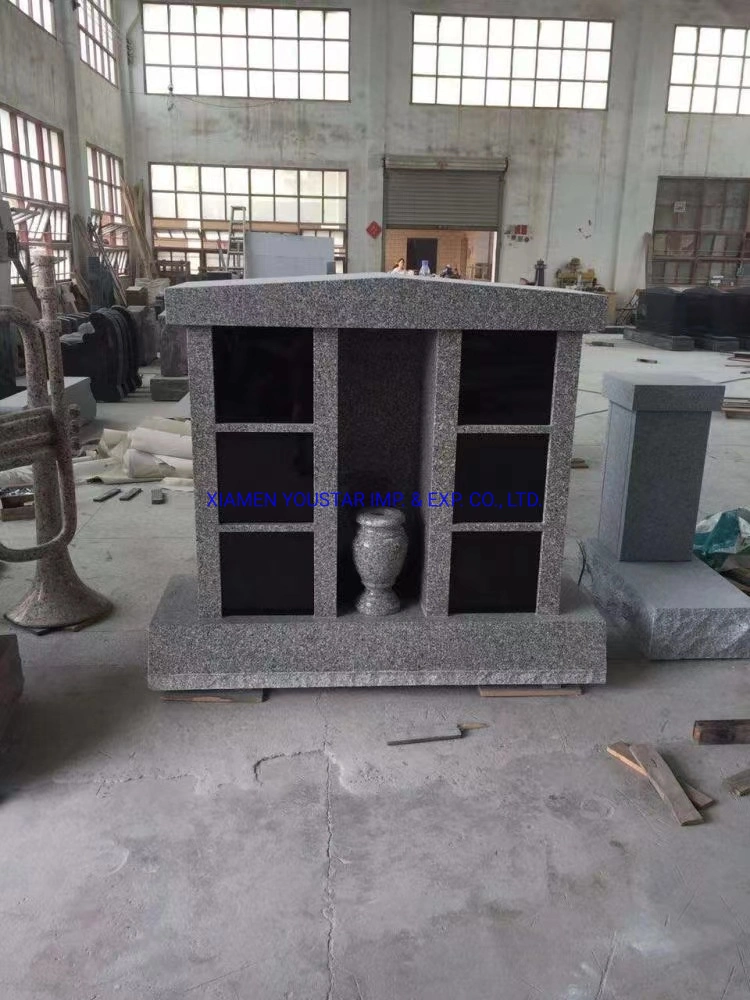 6 Niches Granite Columbarium for Cemetery