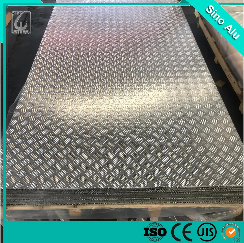 Widely Used Production 1000, 3000, 5000, 8000 Series Diamond Embossed Aluminum Sheet