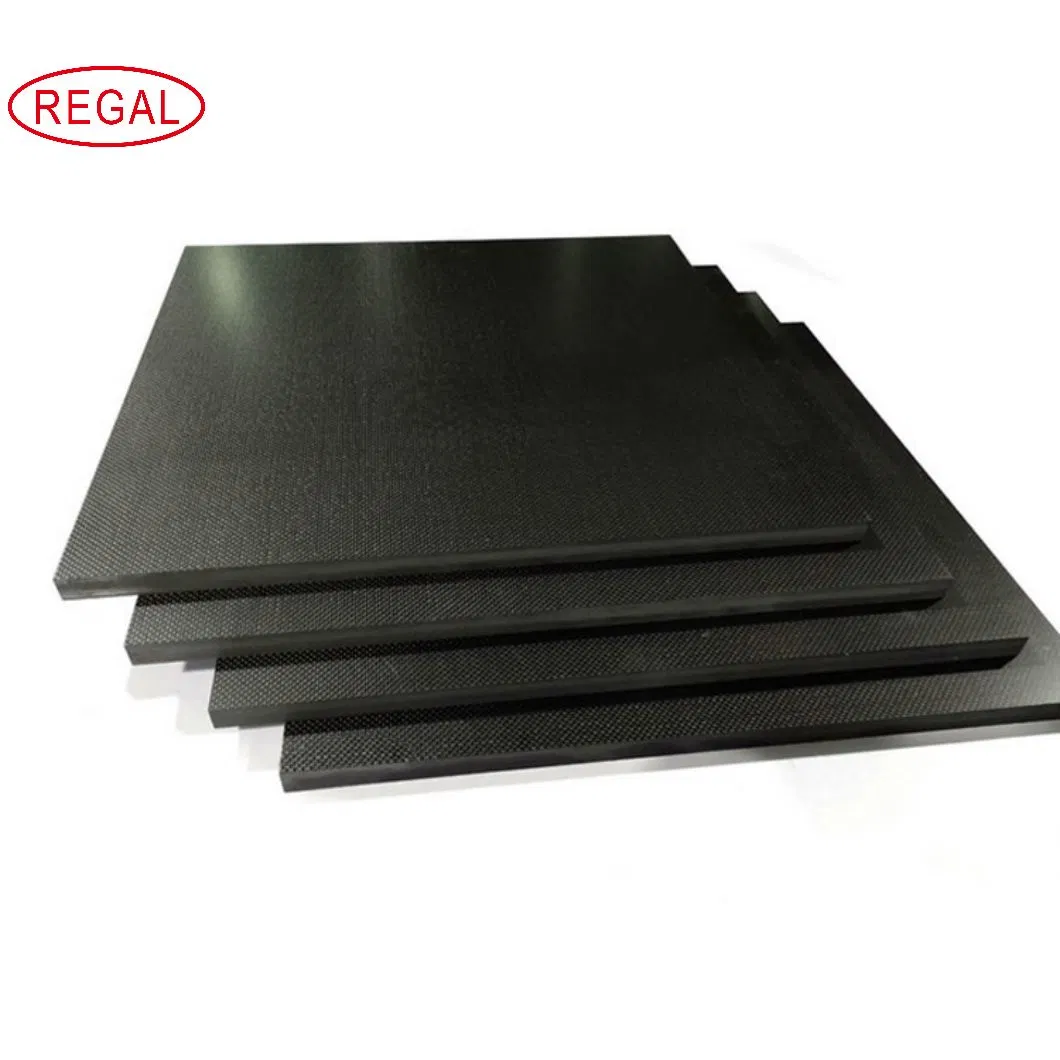 Spread Tow Cutting 3K Carbon Fiber Sheet Thermoplasticity Plate