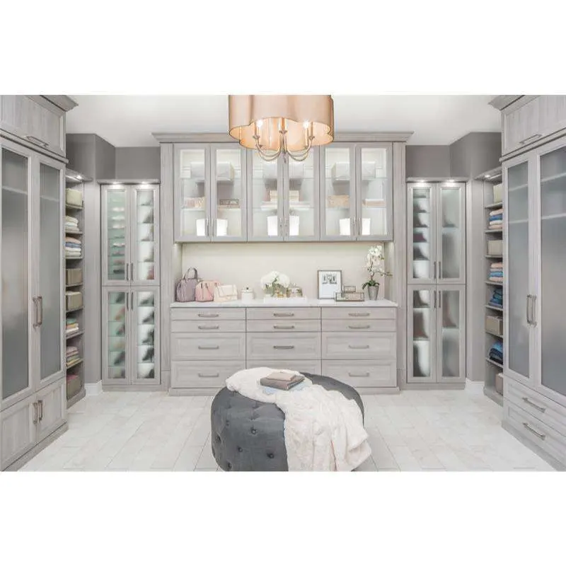 Cbmmart Luxury Modern Walk in Closet Cabinet Storage Wardrobe Dressing Room