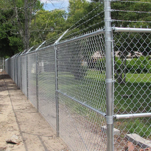 6FT Height Galvanized Steel Chain Link Wire Fence Fabric.