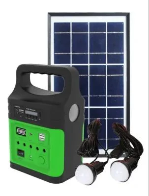 Factory Price Outdoor Home Use PV Panel Charger Solar Power Energy System with Radio